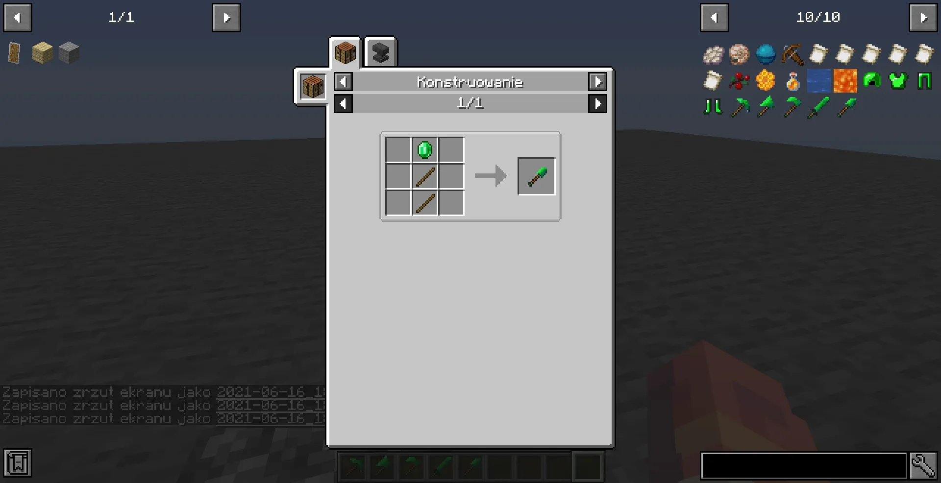 Emerald items: Armor and Tools, Моды, Minecraft