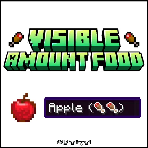 Visible Amount Food, Текстуры, Minecraft