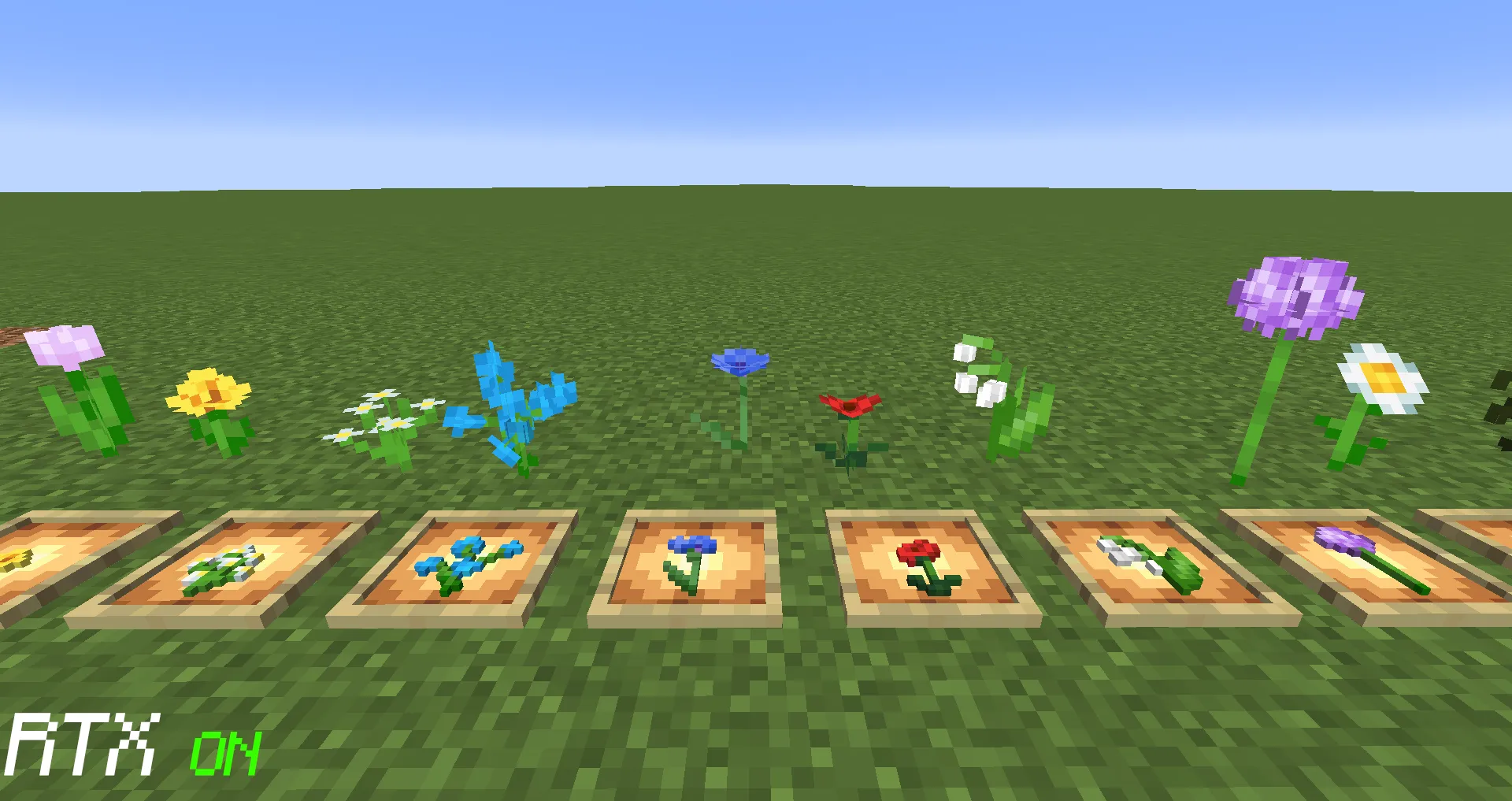 Flowers 2.5D, Текстуры, Minecraft