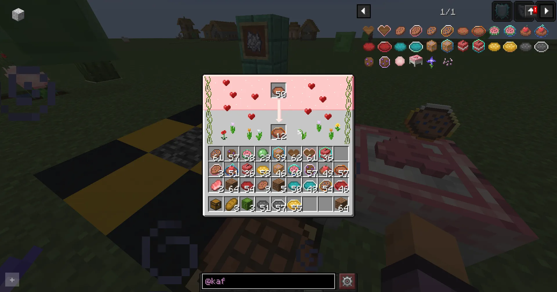 Kaf's Valentine Special, Моды, Minecraft