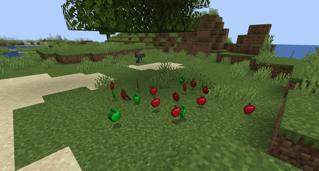 Green Apple — скриншот 1 (Моды, Minecraft)