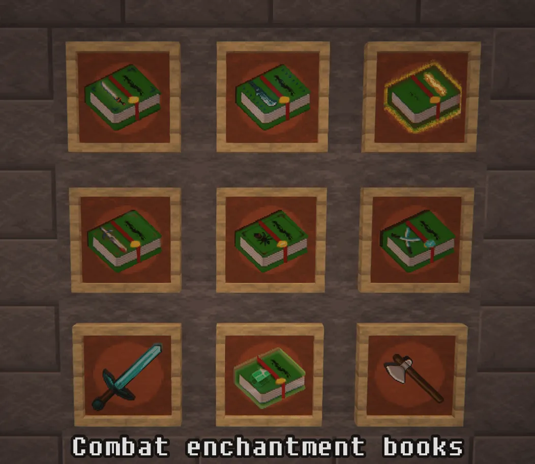 Enchanted Books Showcase 64x, Текстуры, Minecraft