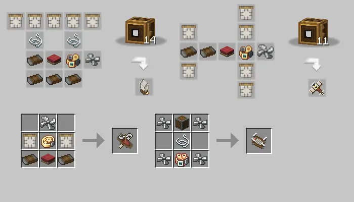Create Immersive Aircrafts - Recipes — скриншот 3 (Текстуры, Minecraft)