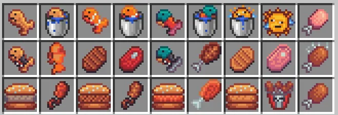 Roleplay food Sptites — скриншот 2 (Текстуры, Minecraft)