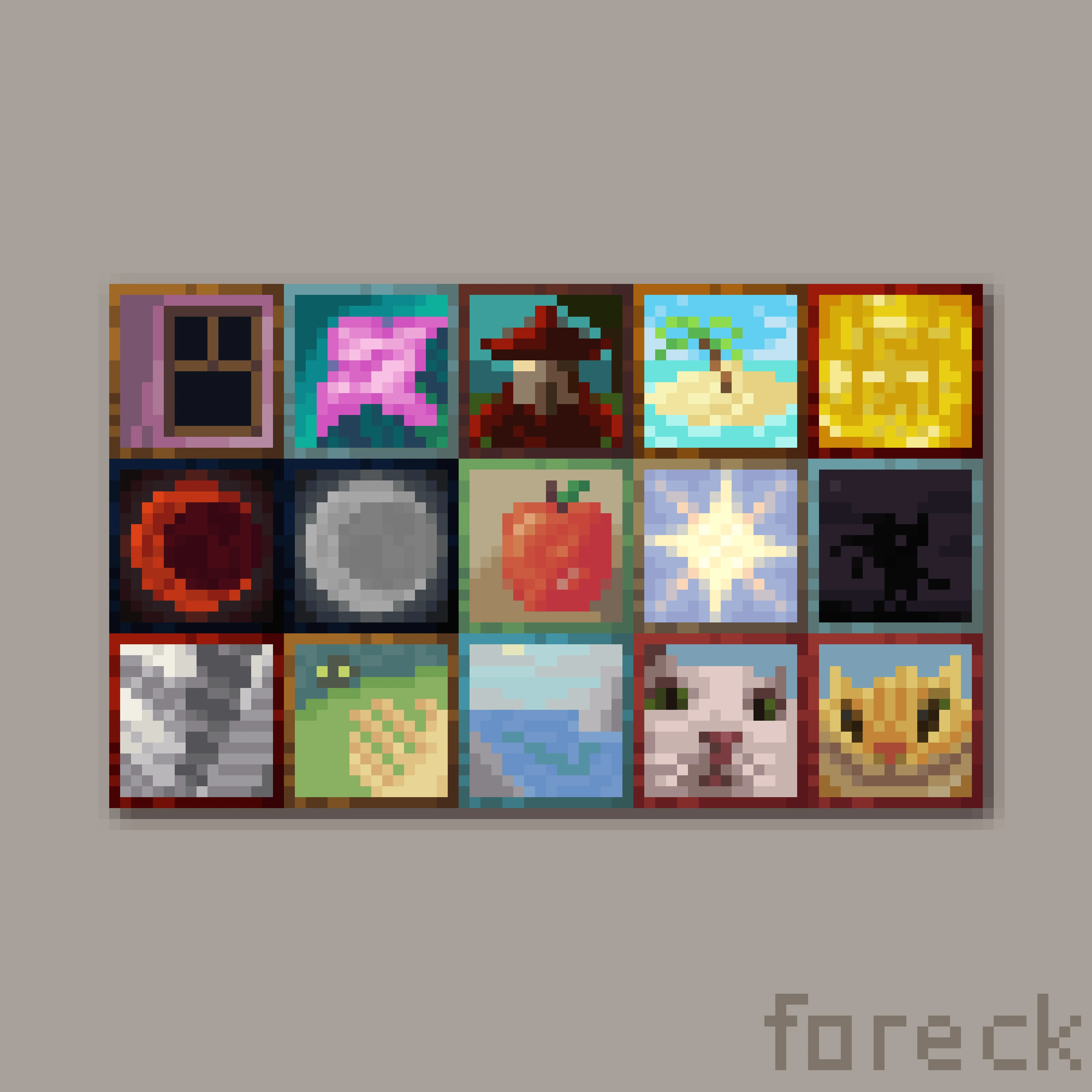 Foreck's Rotten Painting Pack, Текстуры, Minecraft