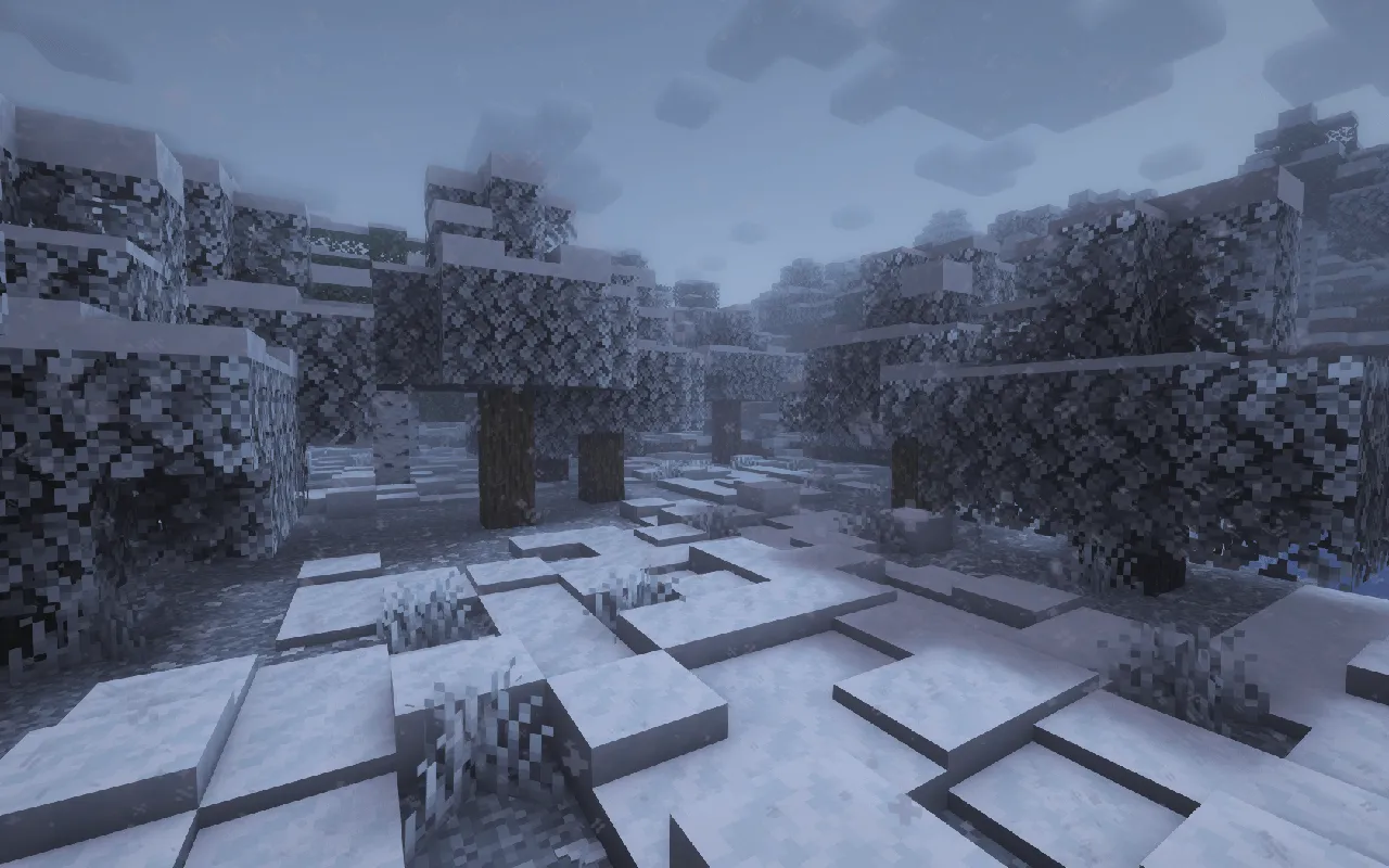 Snowy Weather [Data pack], Дата-паки, Minecraft