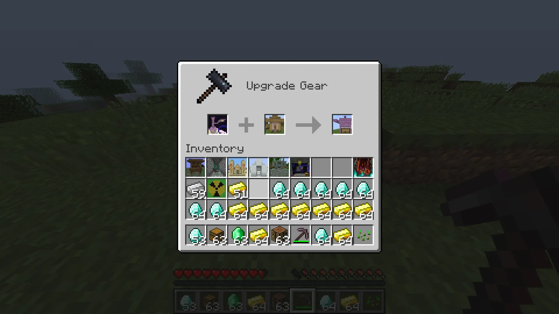 Combine And Upgrade Structures And Craftable Custom Tree, Моды, Minecraft