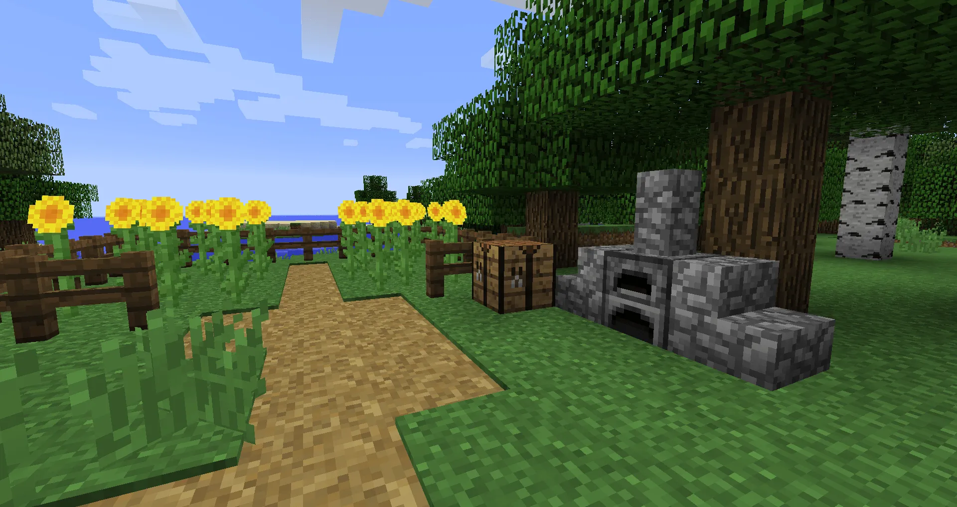 Sunflower for cooking — скриншот 1 (Моды, Minecraft)