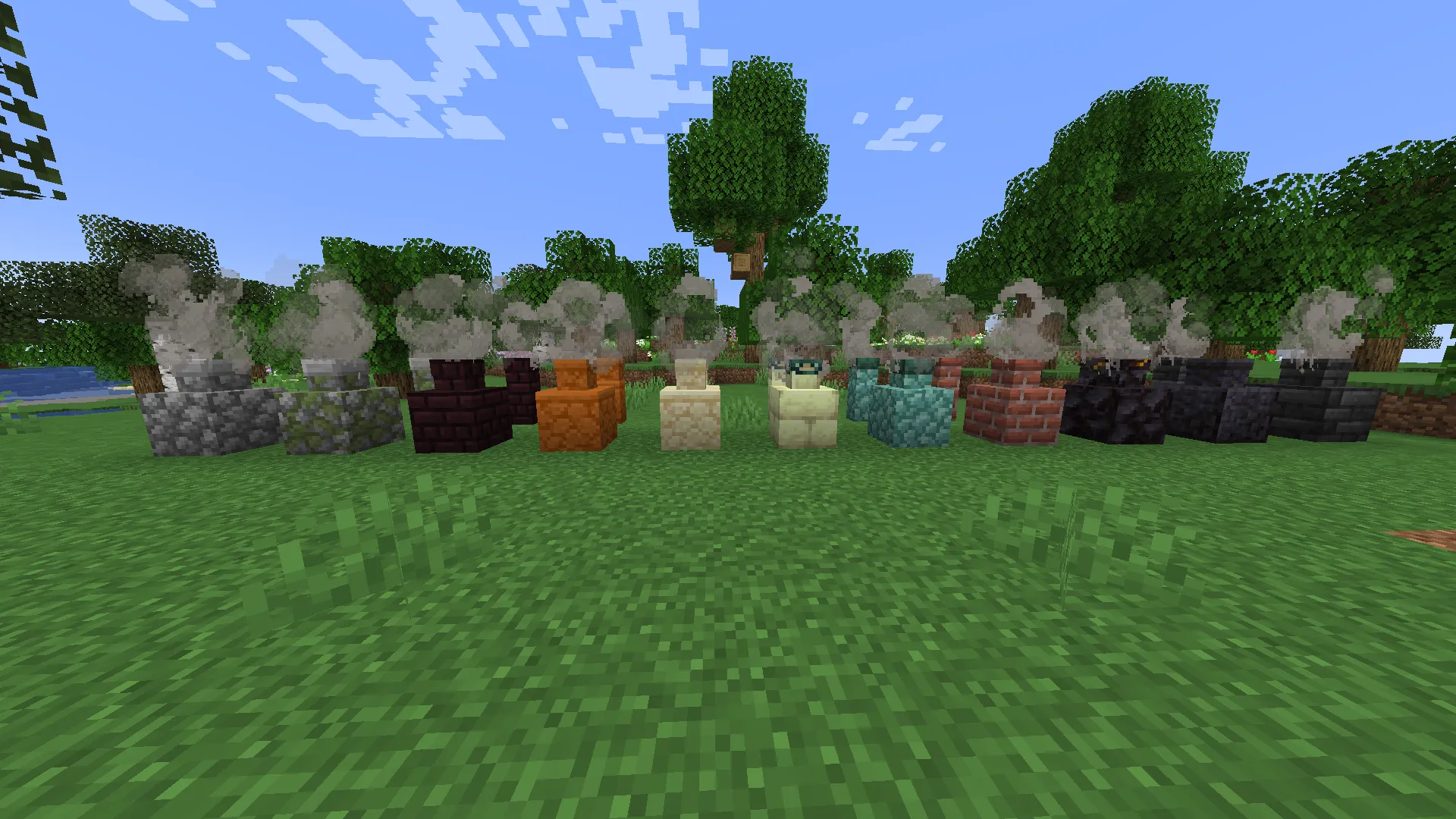 Chimneys Datapack (survival and decoration) — скриншот 2 (Текстуры, Minecraft)