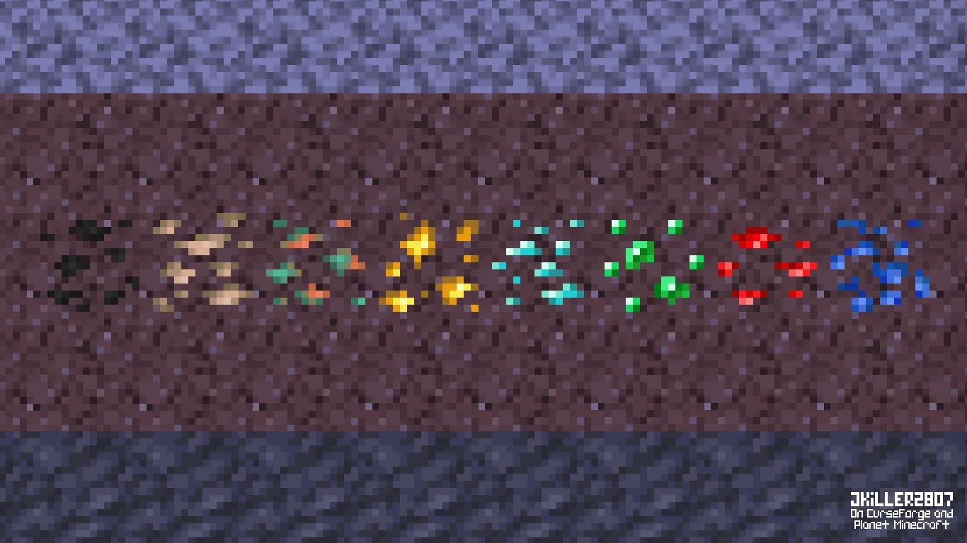 Visible M-Ore Variants, Текстуры, Minecraft