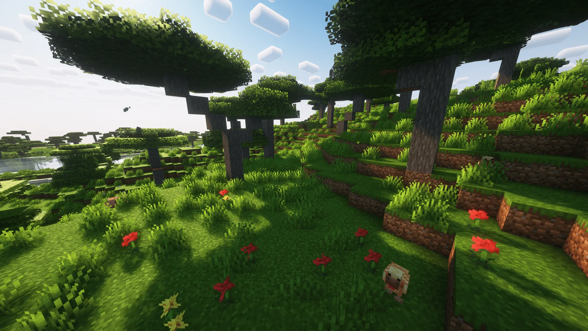 Green Savannas   — скриншот 2 (Аддоны, Minecraft)