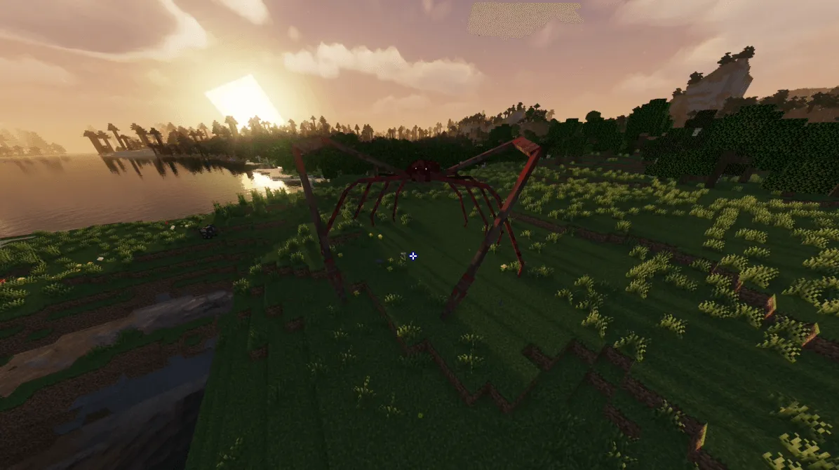HORROR - Arachnophobia (spider)  — скриншот 3 (Модпаки, Minecraft)