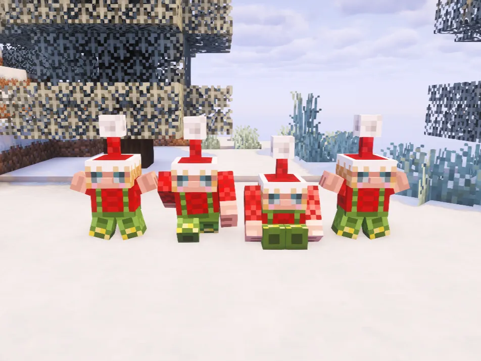Holiday Whimsy, Текстуры, Minecraft