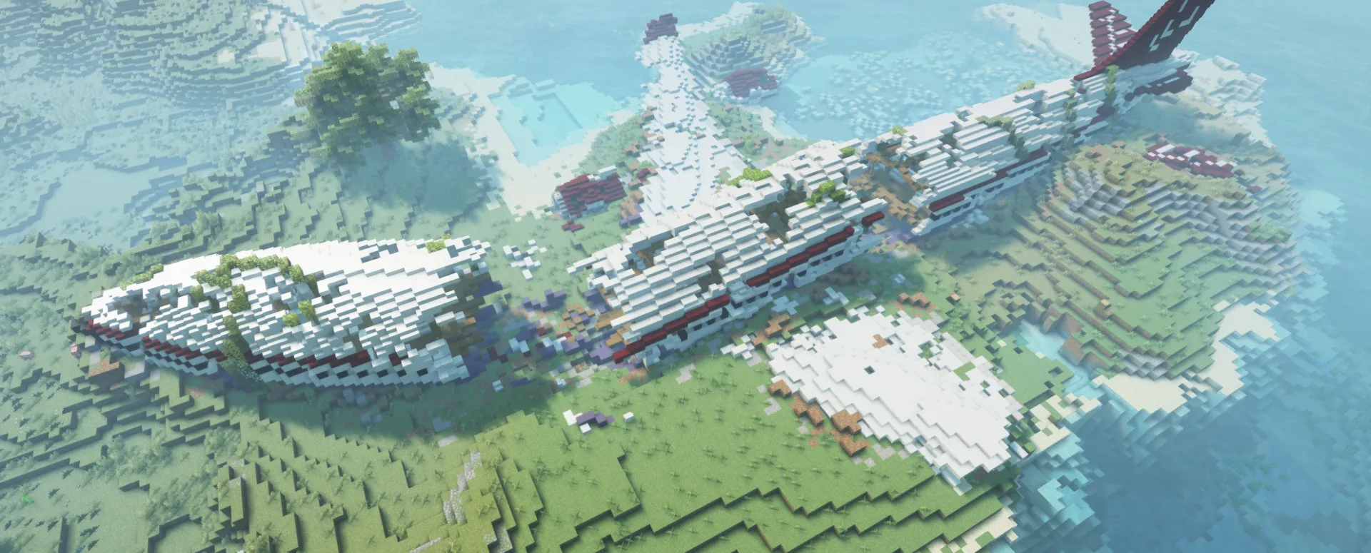 Crashed Plane - ForgeLabs — скриншот 1 (Модпаки, Minecraft)