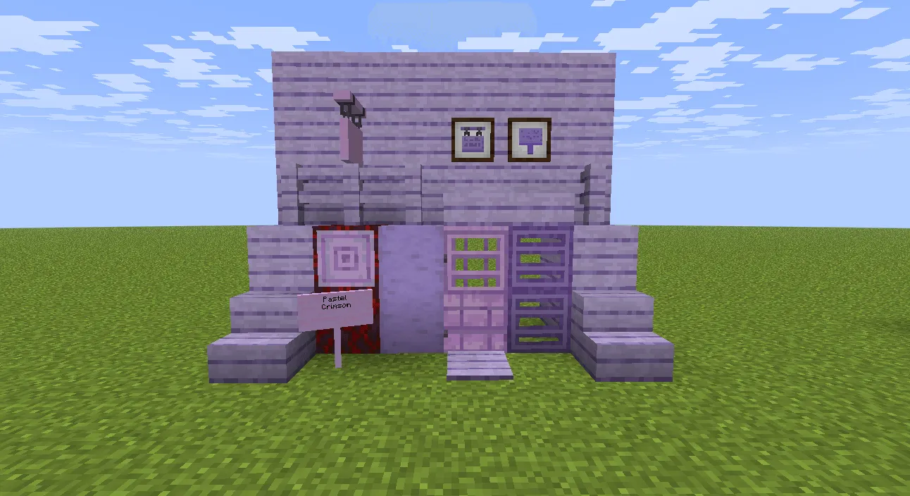 Pastel Warped & Crimson Planks, Текстуры, Minecraft
