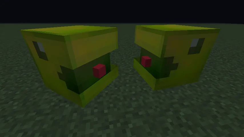 Glowing slime Mod — скриншот 1 (Моды, Minecraft)
