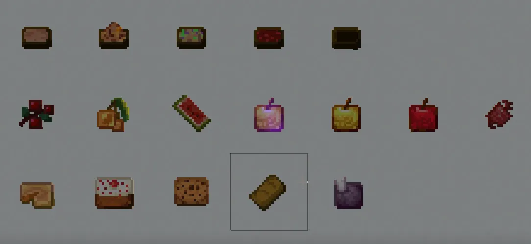 sleepy's square items, Текстуры, Minecraft