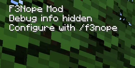 F3Nope, Моды, Minecraft