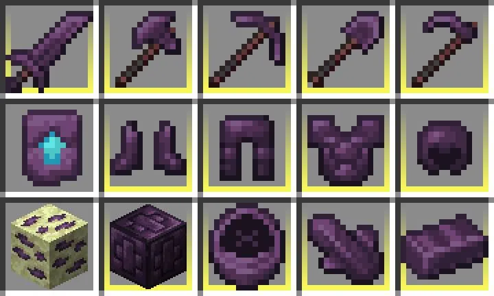 Recolored Enderium Majrusz's Progressive Difficulty — скриншот 2 (Текстуры, Minecraft)