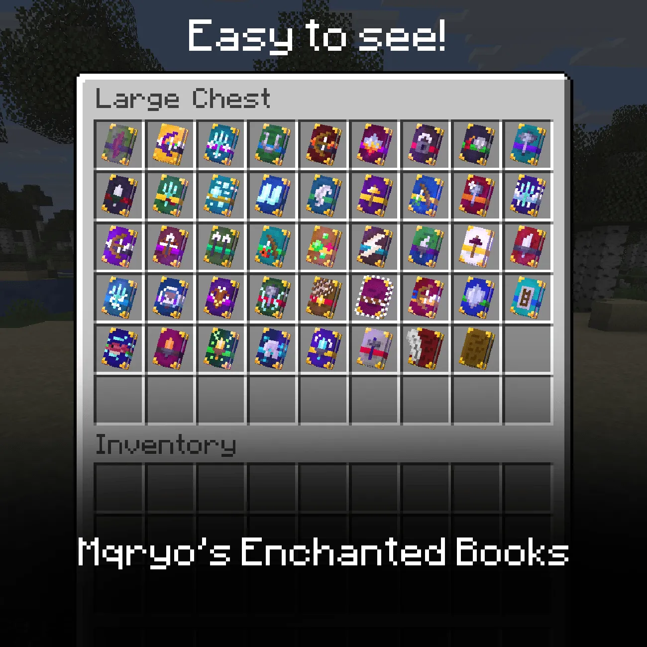 Mqryo's Enchanted Books — скриншот 2 (Текстуры, Minecraft)