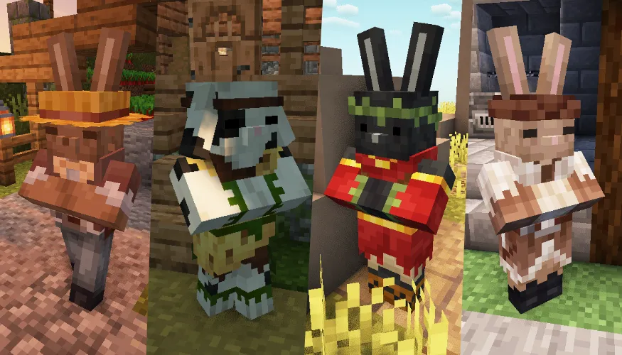 Rabbit Villagers — скриншот 3 (Текстуры, Minecraft)