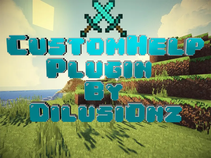 Custom Help (1.7.10 & 1.8) — скриншот 1 (Плагины, Minecraft)