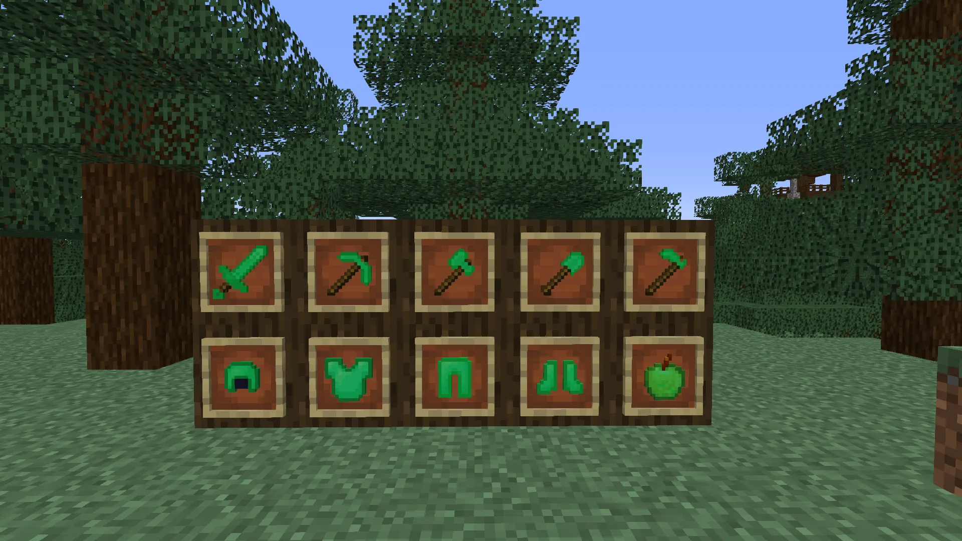 Emerald Items And Tools — скриншот 15 (Моды, Minecraft)