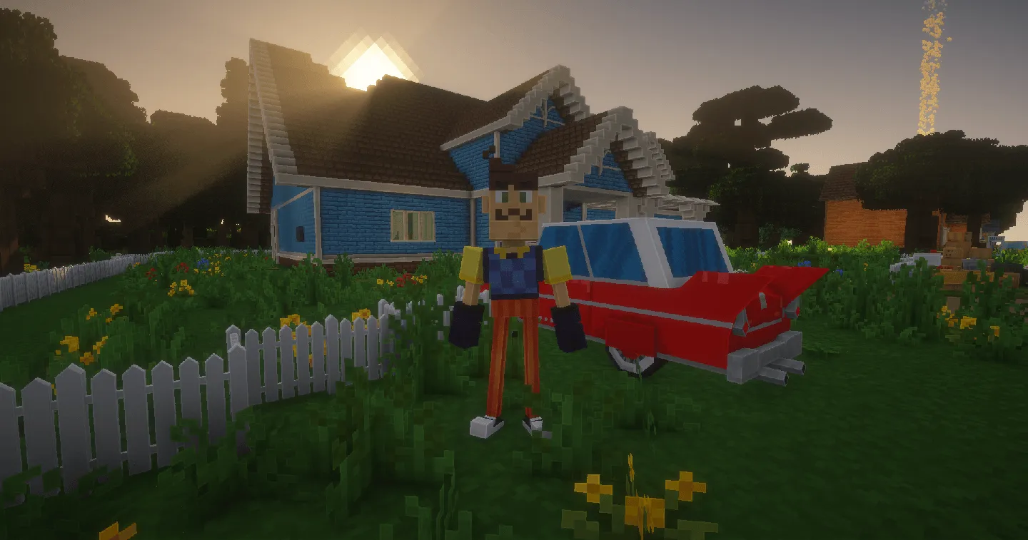 Hello Neighbor Cars! — скриншот 3 (Моды, Minecraft)