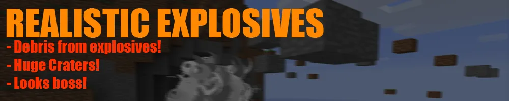 RealisticExplosives, Плагины, Minecraft