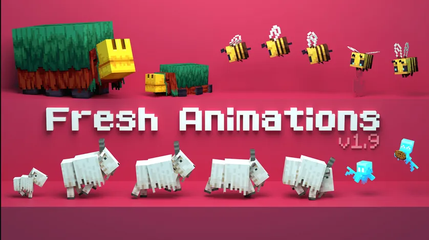 Vanilli x Fresh Animations — скриншот 1 (Текстуры, Minecraft)