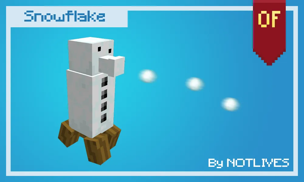 NOTLIVES's Snowflake-Snow Golem — скриншот 2 (Текстуры, Minecraft)
