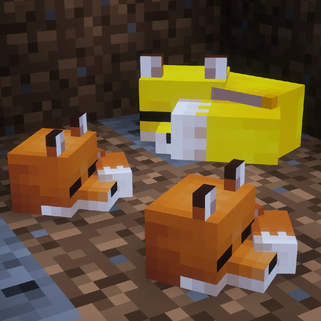 Mqryo's Shiny Mobs — скриншот 1 (Текстуры, Minecraft)