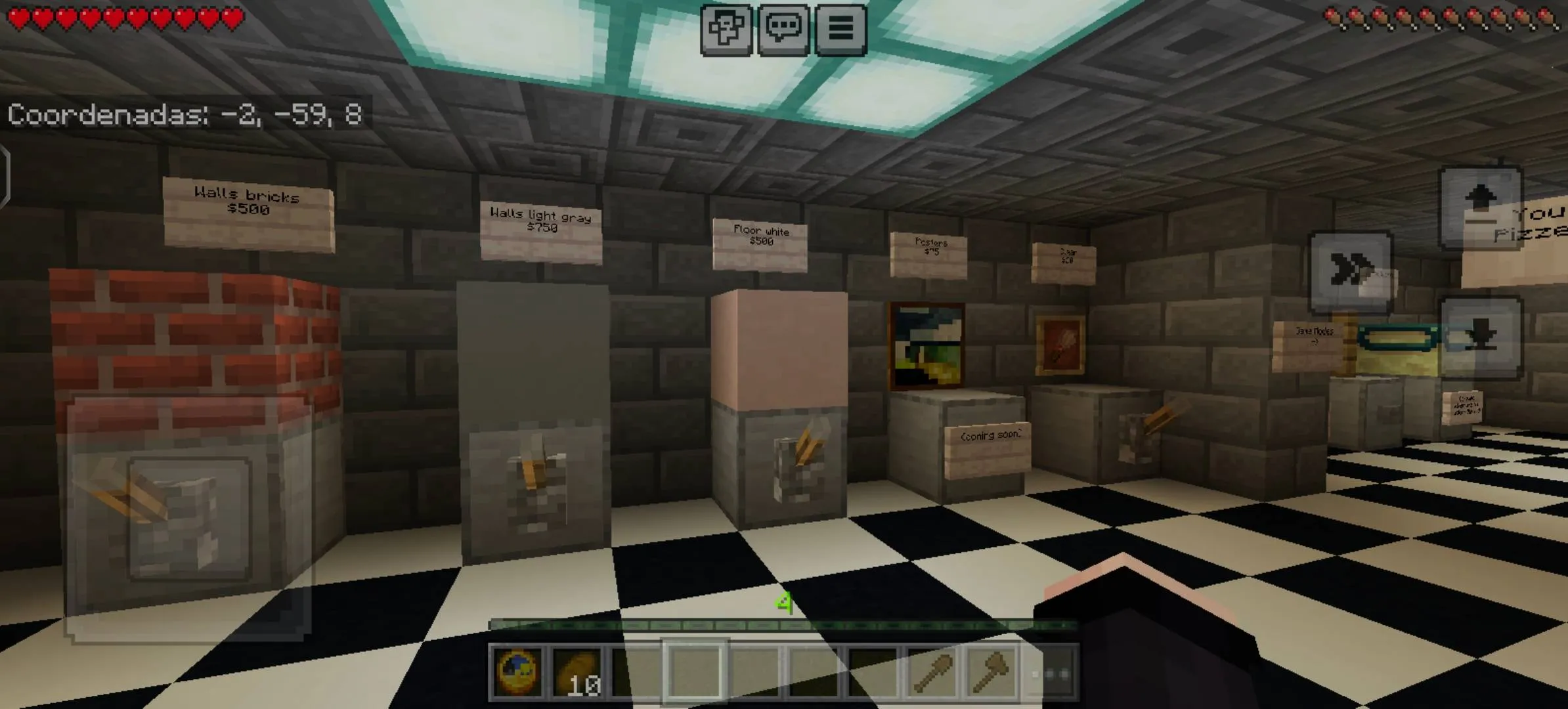 Pizzeria simulator, Карты, Minecraft