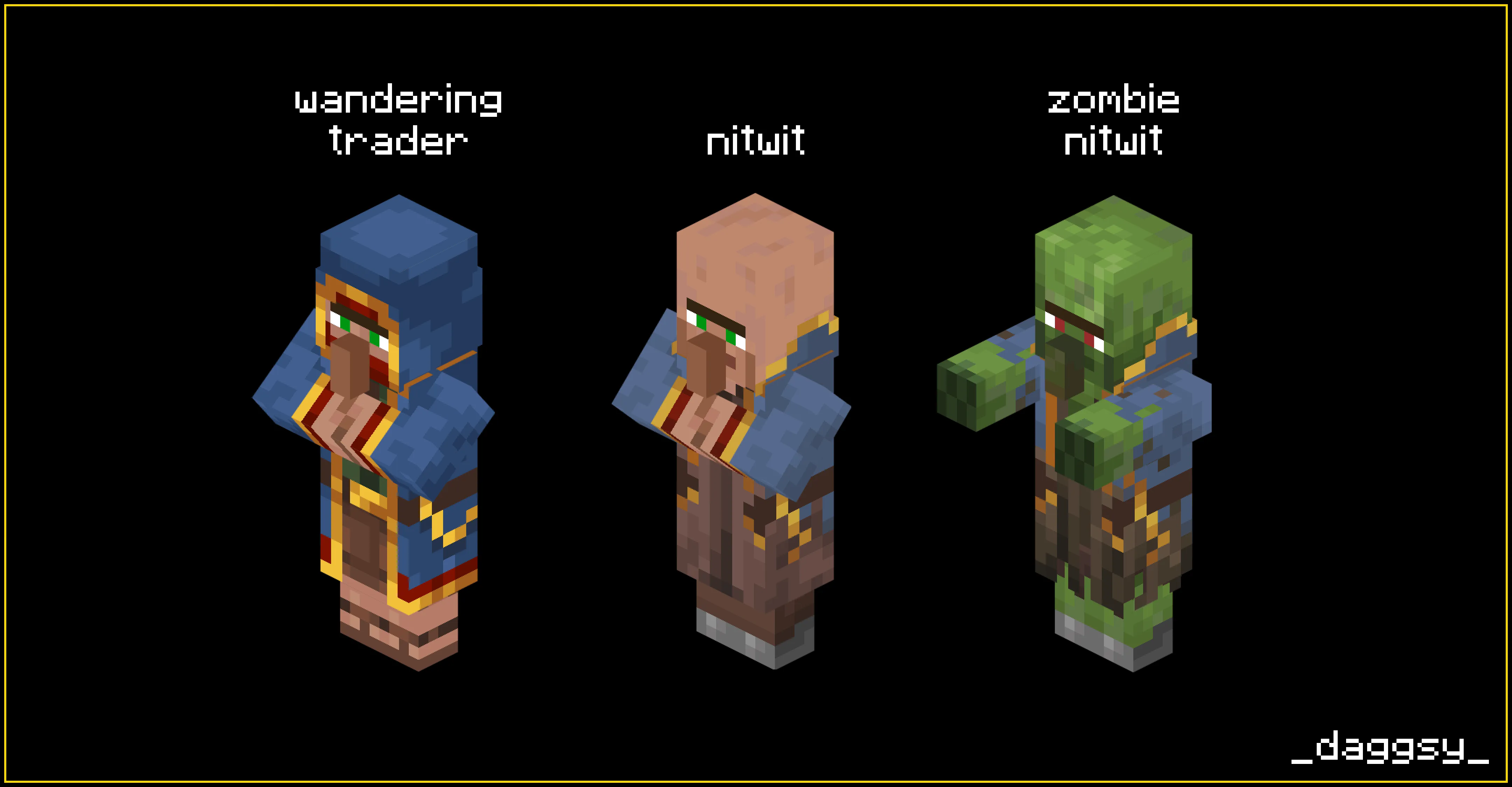 Retired Wandering Trader — скриншот 2 (Текстуры, Minecraft)