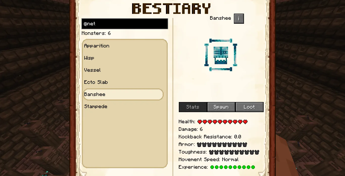 Modestiary, Дата-паки, Minecraft