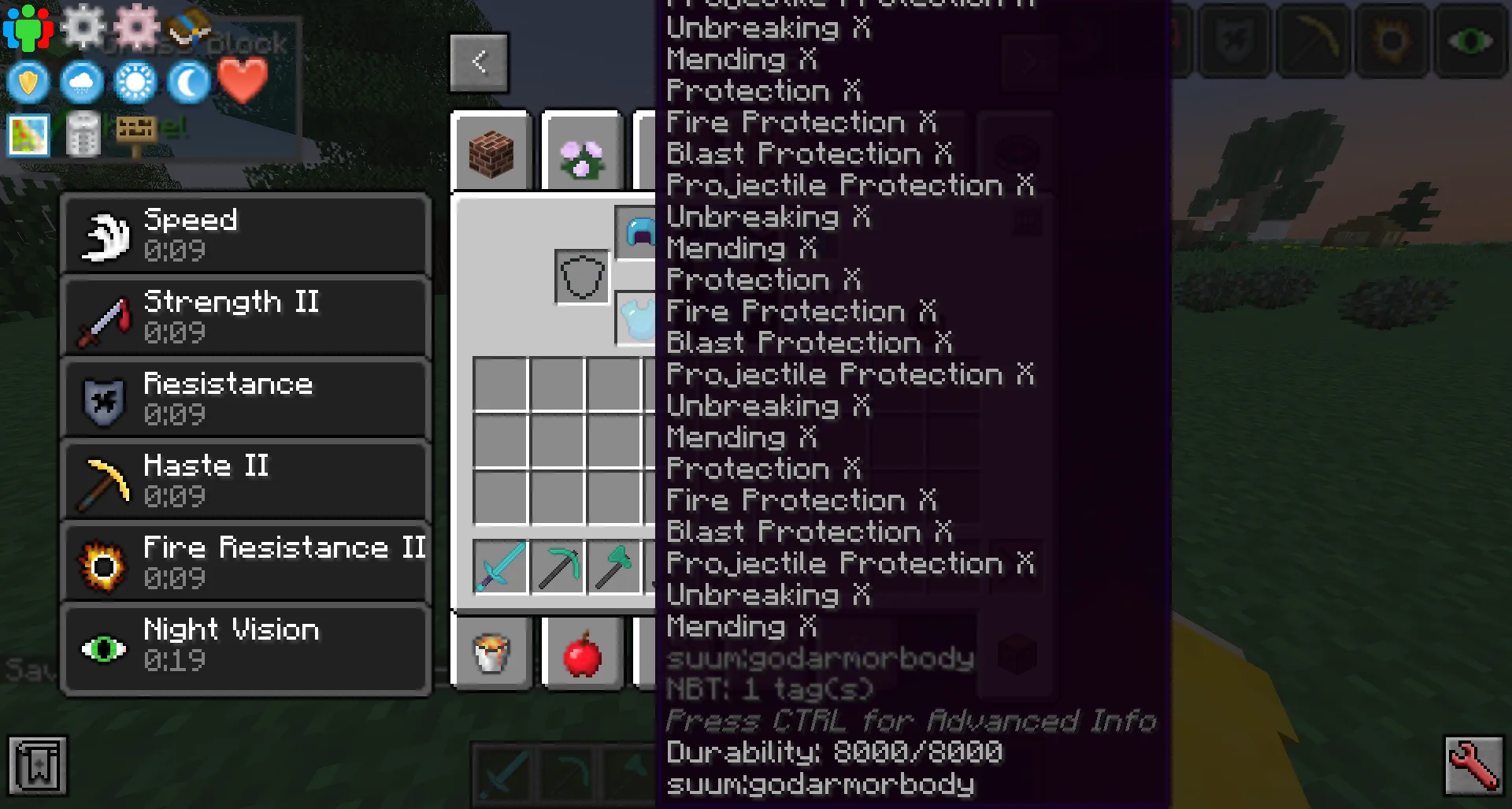 SUUM, Моды, Minecraft