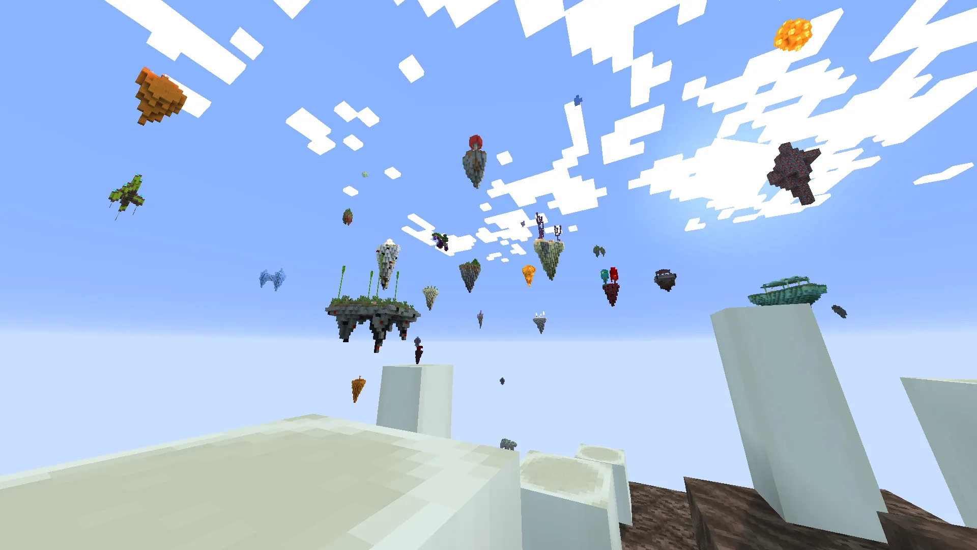 SkyBlock: Advanced, Карты, Minecraft