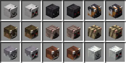 All Mob Heads, Кастомизации, Minecraft