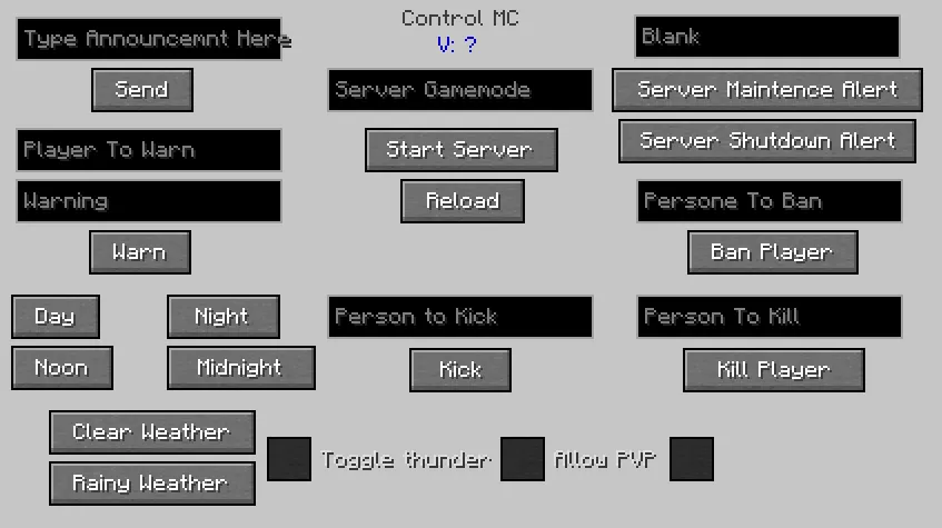 MineControl — скриншот 2 (Моды, Minecraft)