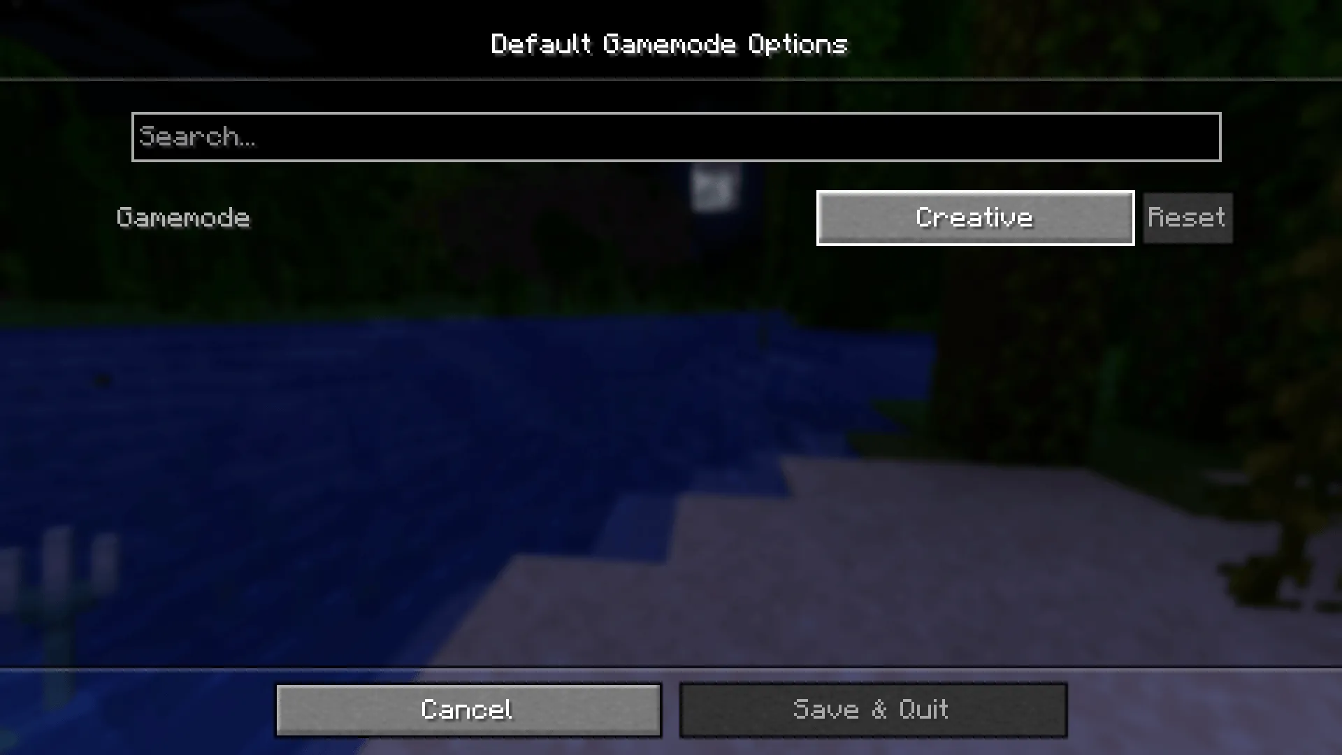 Default Gamemode, Моды, Minecraft