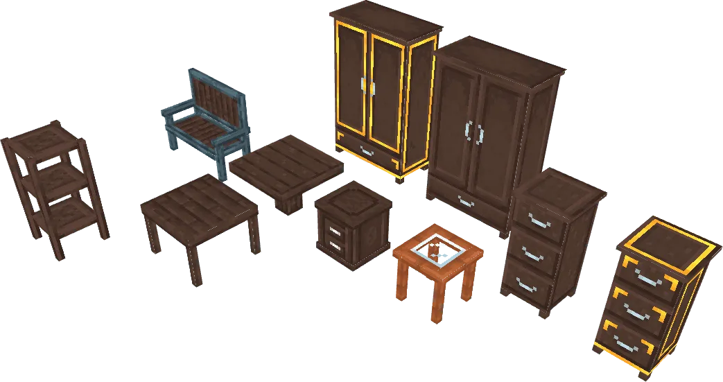 Toms Server Additions: Decorations & Furniture, Моды, Minecraft