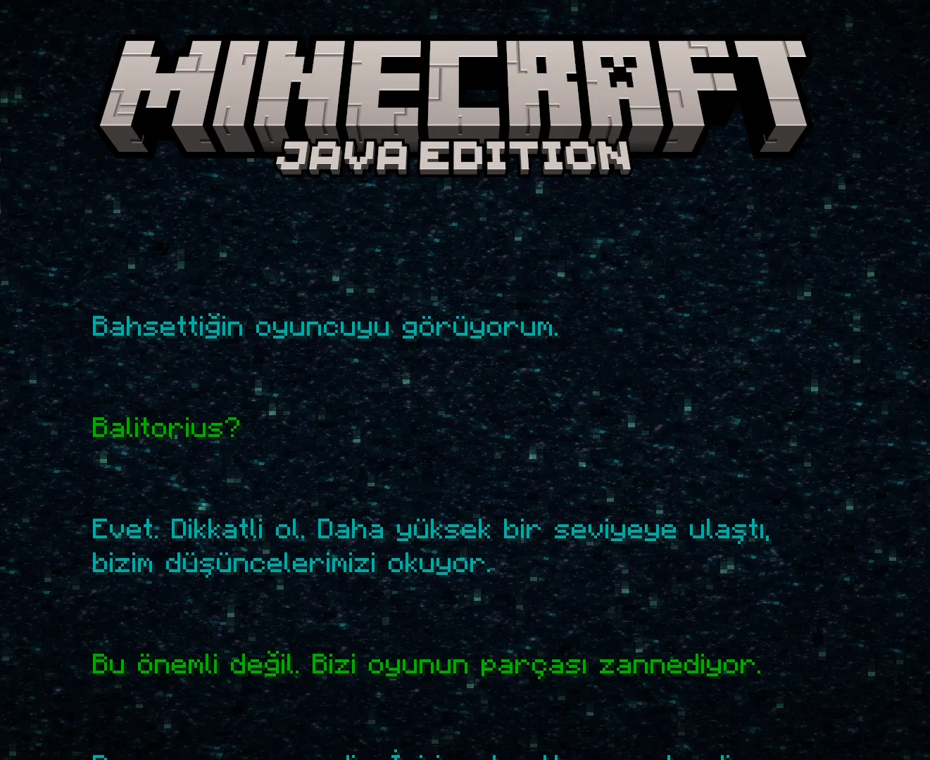 End Poem Turkish Translate — скриншот 2 (Текстуры, Minecraft)