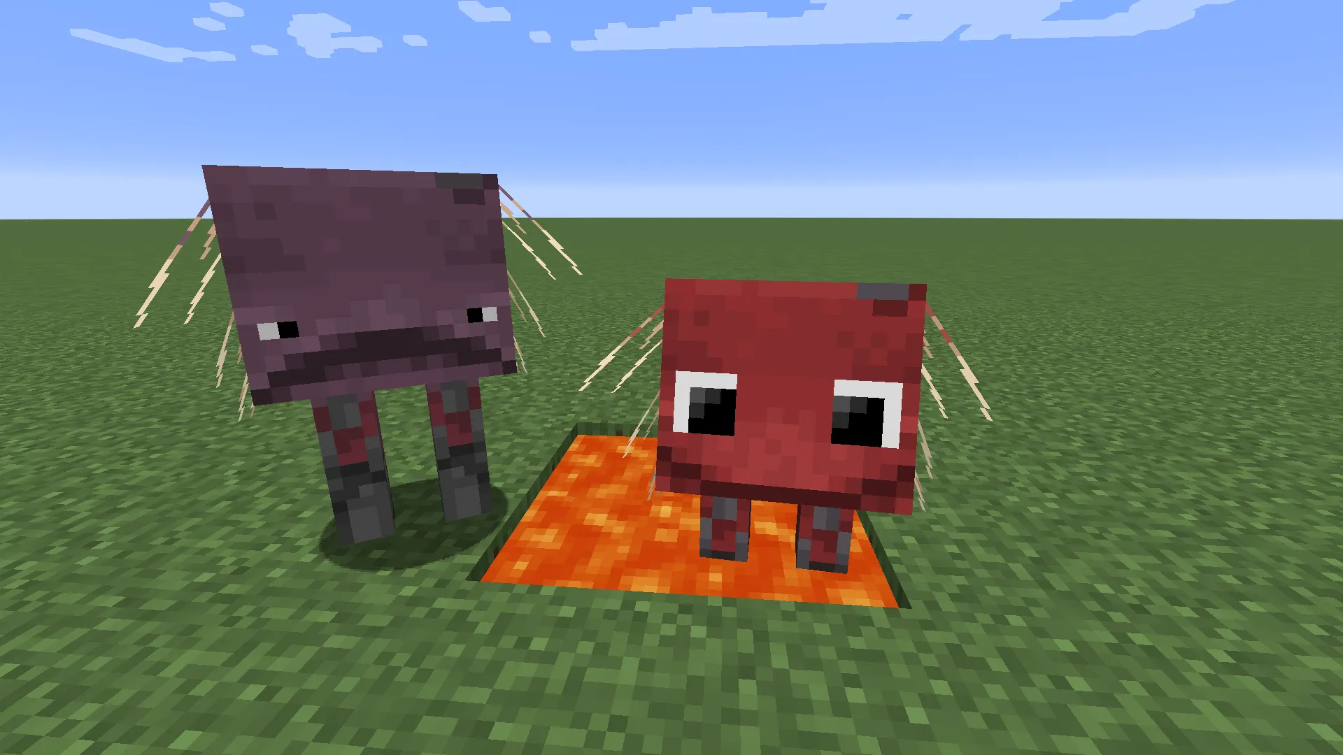 Happy Strider, Текстуры, Minecraft