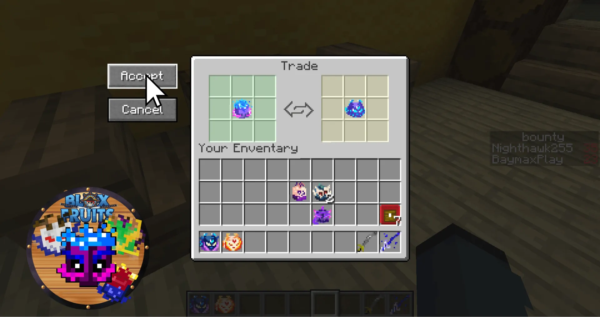 Blox Fruits — скриншот 11 (Моды, Minecraft)
