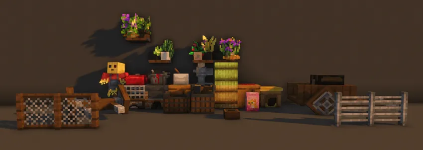 Mizuno's x Letsdo Farm and Charm, Текстуры, Minecraft