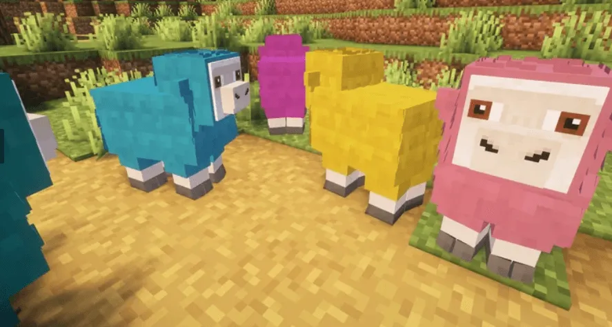 sheep from the Mc Movie — скриншот 1 (Текстуры, Minecraft)
