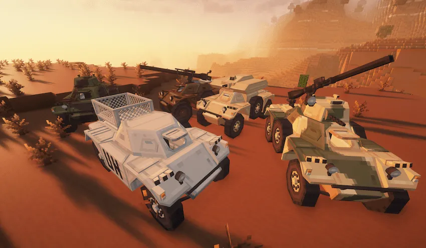 S.L.O.P. Vehicle Pack [MTS/IV], Моды, Minecraft