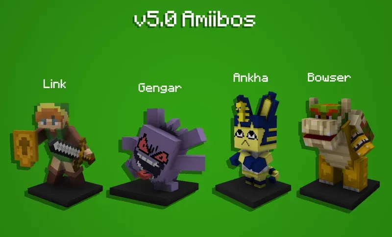 Amiibo Figures — скриншот 1 (Текстуры, Minecraft)