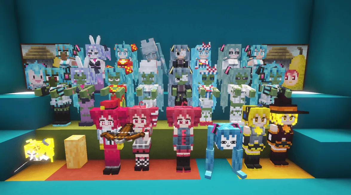 Tripple Baka Takeover — скриншот 2 (Текстуры, Minecraft)