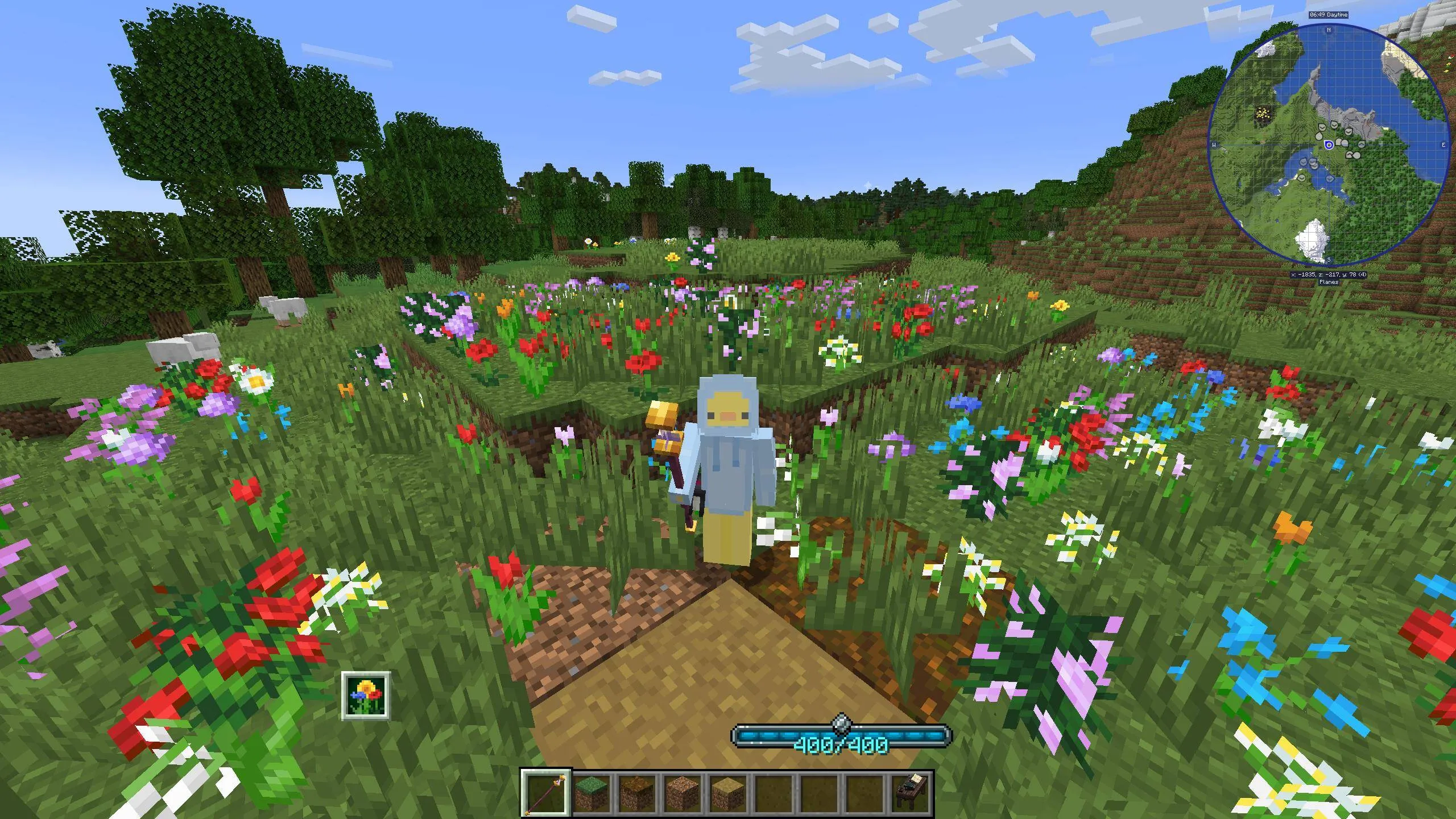 Flower Field Spell, Моды, Minecraft